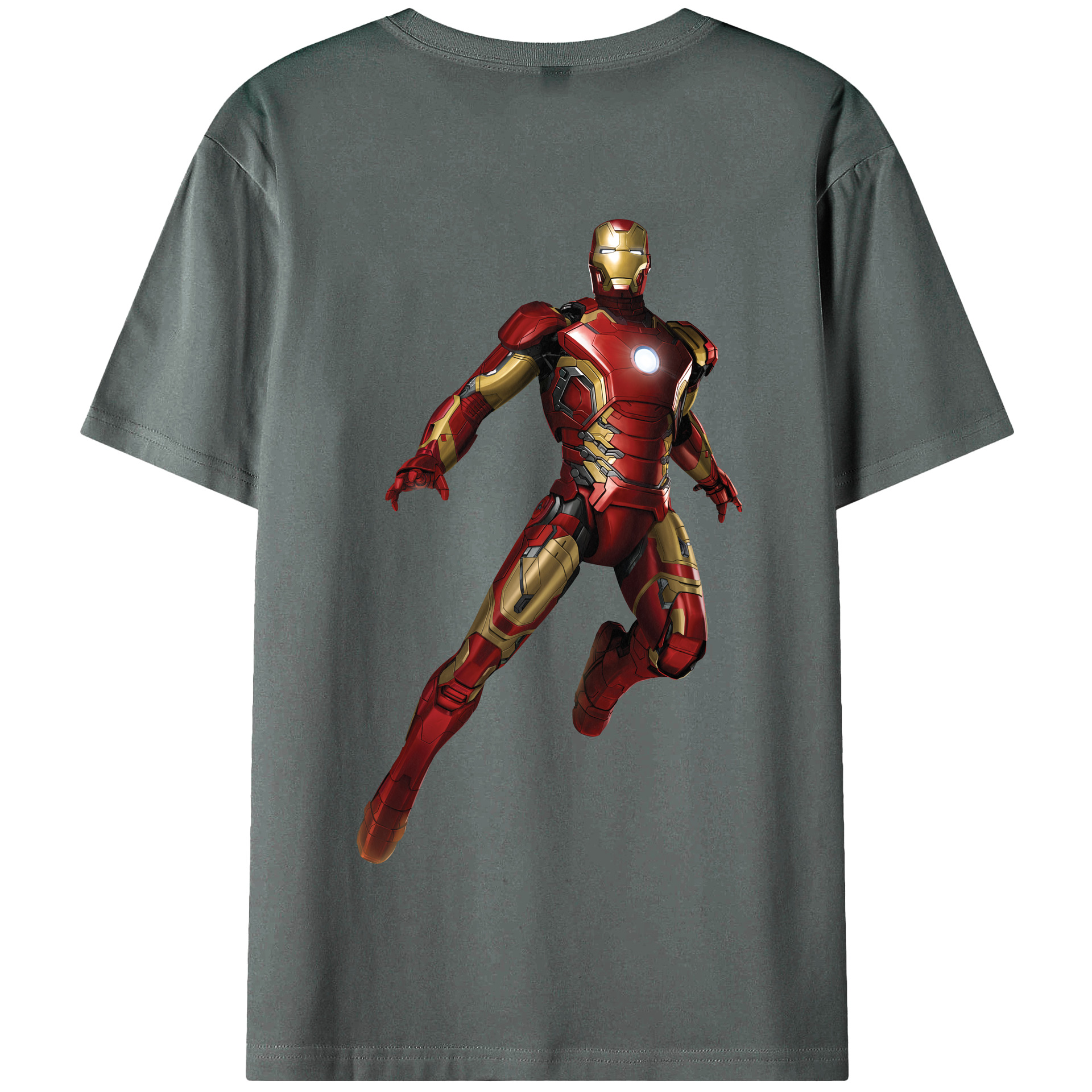 （画像用） アベンジャーズ The Avengers 綿100％半袖Tシャツ（背面プリント）
